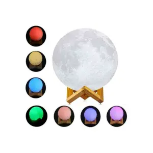 LAMPARA HUMIDIFICADOR LUNA CON CONTROL