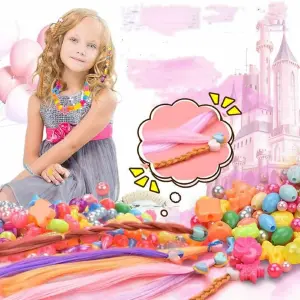 Set Kit Para Hacer Pulseras Y Peinados
