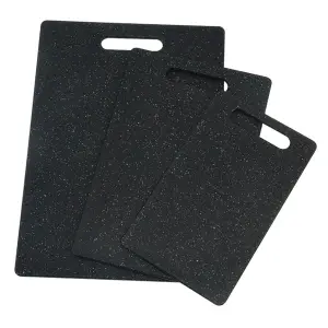 Set X3 Tabla Picar Antideslizantes Negro