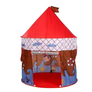Carpa castillo Pirata Rojo Niños Juegos