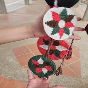monedero wayuu redonda