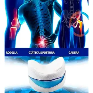 Almohada ortopédica para piernas y rodil