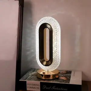 Lampara Tactil Cristal Circular 427-2