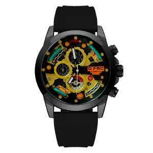 Reloj G-force H3788g Cronografo Funciona