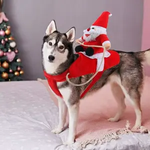 TRAJE DE NAVIDAD CON MUÑECO TALLA S