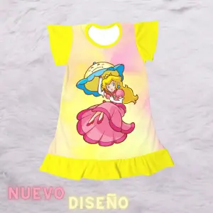 pijama niña peach yellow