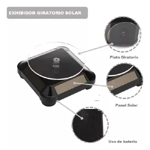 Exhibidor Giratorio 360° Mostrador Base