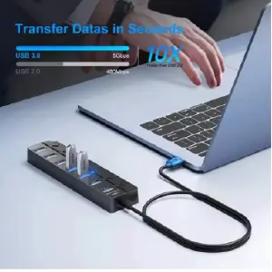 HUB 4 PUERTOS USB 3.0 HUB008