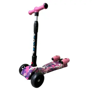 Patineta Scooter Con Humo Para Niños Blu