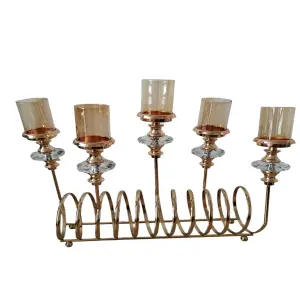 Candelabro decorativo acero inoxidable