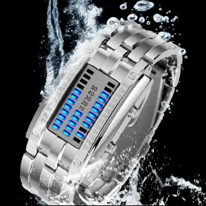 RELOJ BINARIO ORIGINAL NEGRO