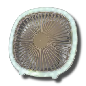 VENTILADOR Y LÁMPARA DE ESCRITORIO