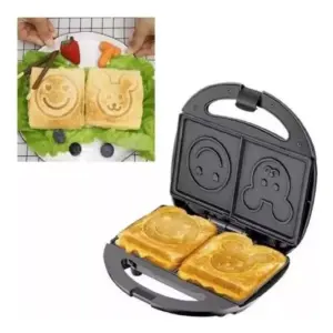 Tostadora Waflera Y Sandwichera Con Figu