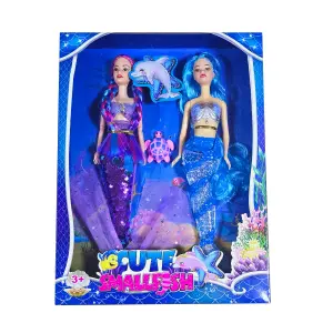 Muñeca Sirena Princesa Cola Sirena Acces