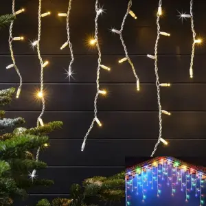 Luz Led Navideña Lluvia 3mts