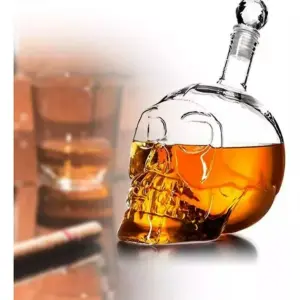 Whiskera De Calavera Decantador Licorera