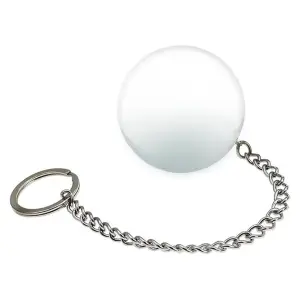 Plug anal - Bola de cristal - 4 cm