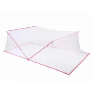 toldillo  cuadrado de 140 x190 rosado