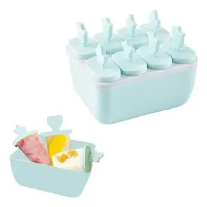 Molde para paletas de 8 cubículos
