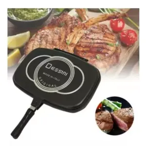 Sartén Doble Parrilla 36 Cms Antiadheren