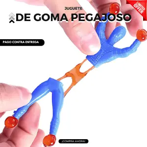JUGUETE DE GOMA PEGAJOSA X15UND