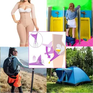Orinal Femenino Embudo: Discreción y Comodidad - Orinal Mujer Embudo Para Orinar Parada