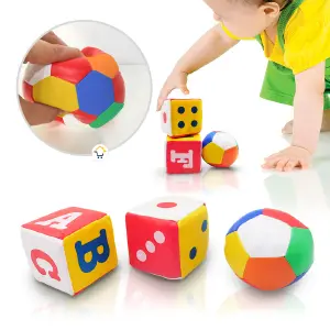 Pelota y Cubos Didácticos Espuma 099346