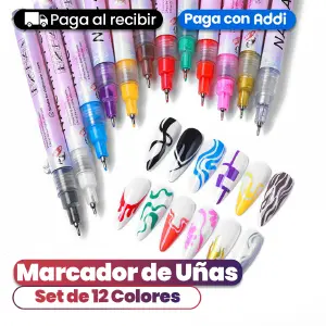 Set de marcadores x 12