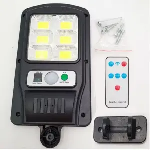 LUZ CON SENSOR PANEL SOLAR