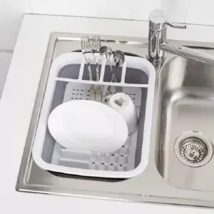 Escurridor de Platos Plegable de Silicona: ¡La Solución Perfecta para tu Cocina! - Escurridor De Platos Plegable Silicona