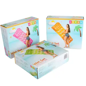 Colchoneta Inflable Portavasos Intex 588