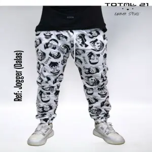 JOGGER RAPEROS BLANCO