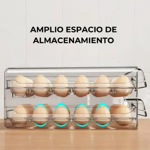 Estante Organizador de Huevos: ¡Mantén tus huevos frescos y ordenados! - Estante Organizador de Huevos