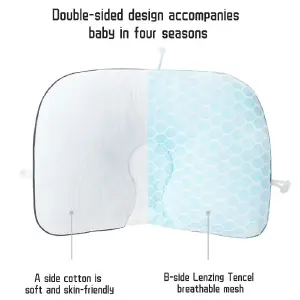 Almohada moldeadora de cabeza para bebe