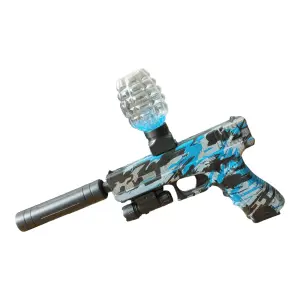 Pistola9mm Hidrogel Eléctrica mira laser