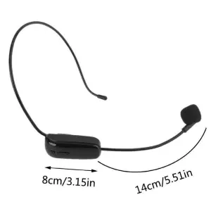 Micrófono Diadema Inalámbrico Bluetooth: Tu Voz, Sin Límites - Micrófono Diadema Inalámbrico Bluetooth