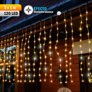 Cortina Destellos 3x1m 120 LED 1320B