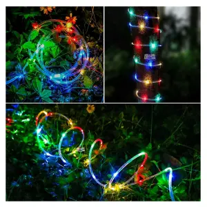 Manguera Solar  Luces De Navidad 20m