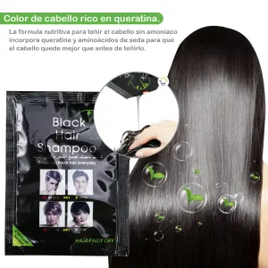 Shampoo Tinte Negro Sobres X10 312028