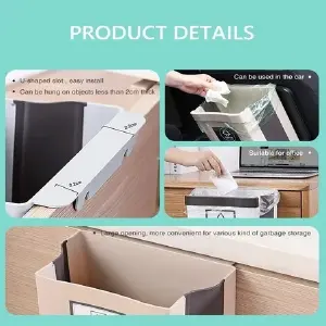 Basurero Cocina Plegable Colgante Papele