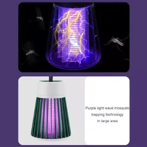 LAMPARA  ELECTRICA MATA MOSQUITOS LED