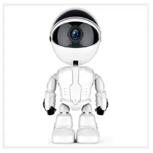 Cámara Ip Forma De Robot Visión Nocturna