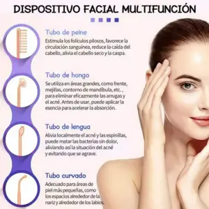 Masajeador Alta Frecuencia Rostro Y Pelo