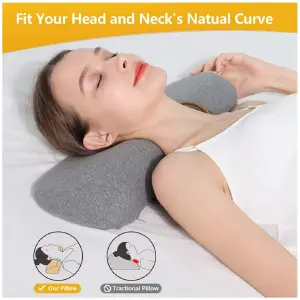 Almohada cervical dormir espuma viscoel