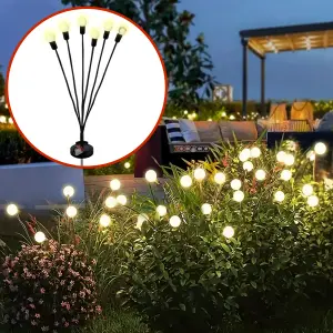 2 Piezas De Luces Luciérnagas Solares