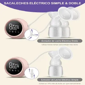 EXTRACTOR DE LECHE RECARGABLE: