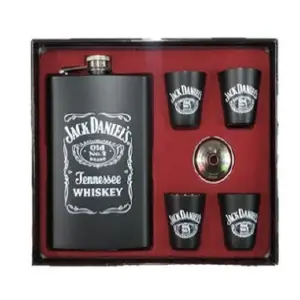 Licorera Jack Daniels Copas y Embudo