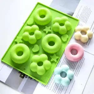 MOLDE SILICONA PARA VELAS JABONES POSTR