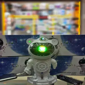 Astronauta proyector con parlante