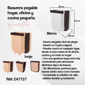 247137-BASURERA PLEGABLE DE COCINA PEQUE